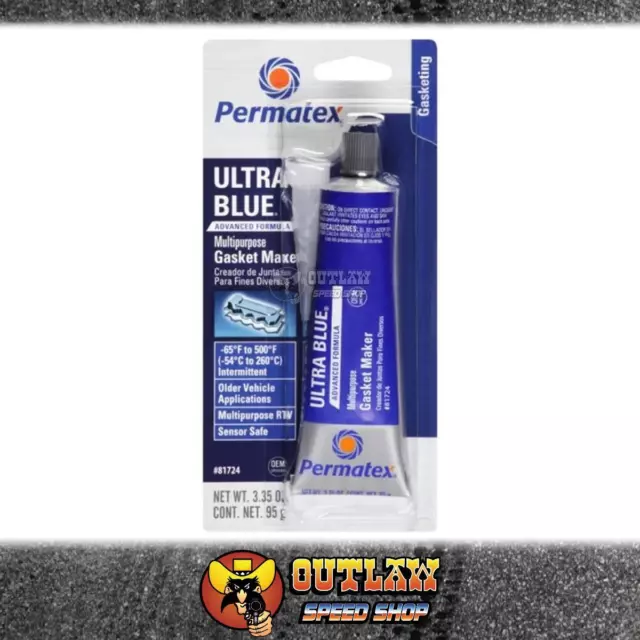 Permatex Ultra Blue Rtv Silicone Gasket Maker Sensor-Safe 95G Tube - Pmt-81724
