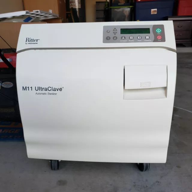 Midmark Ritter M11 UltraClave Sterilizer Dental Autoclave ~less than 400 cycles