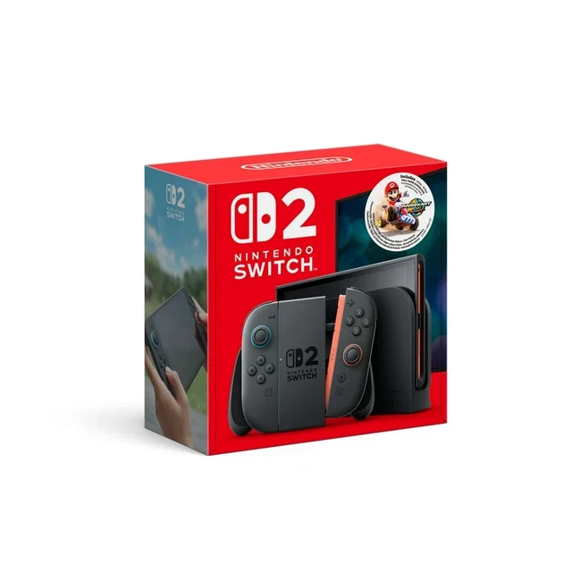 NINTENDO SWITCH 2 Console Mario Kart World Bundle NEW PRESALE US Nintendo switch 2 console mario kart world bundle new presale us
