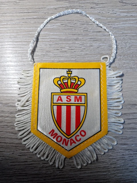 AS Monaco ASM fanion vintage football foot pennant wimpel banderin