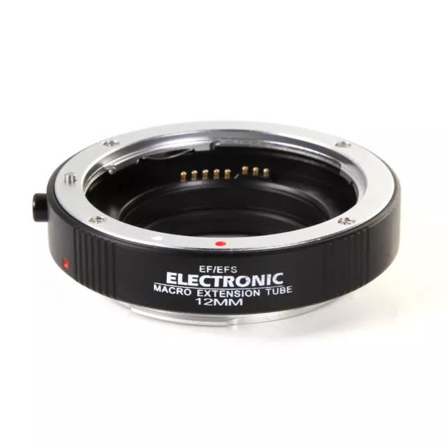 12mm Electronic Auto focus Macro Extension Tube DG II for CANON EOS EF EF-S+Caps