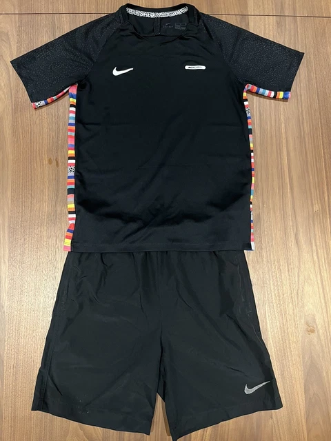 Set pantaloncini e magliette Nike ragazzi neri Mercurial Dri-Fit - taglia L età 12-13