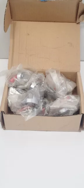 (Lot of 10) Hager 243F US26D Low Profile DOME DOOR STOPS Satin Chrome