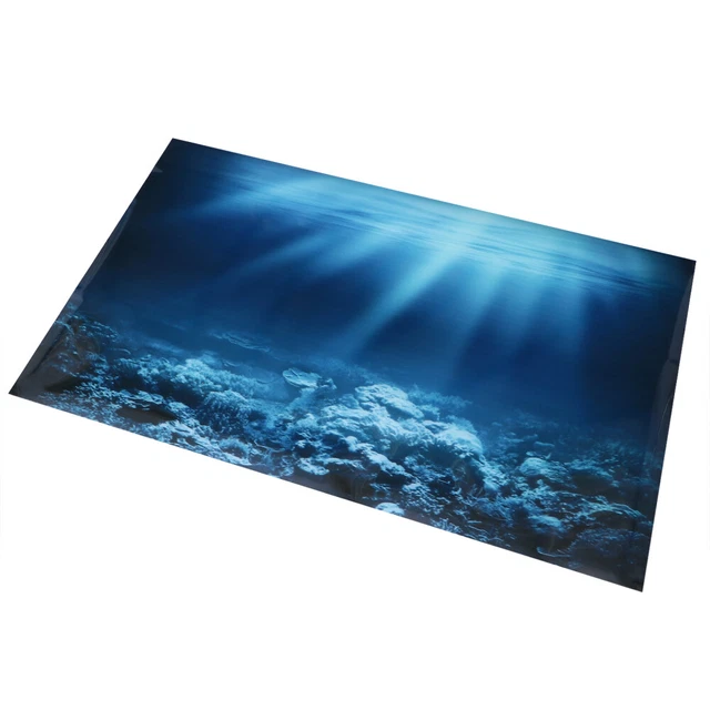 1pc 3D Sous-Marine Toile de Fond Aquarium Image de Fond