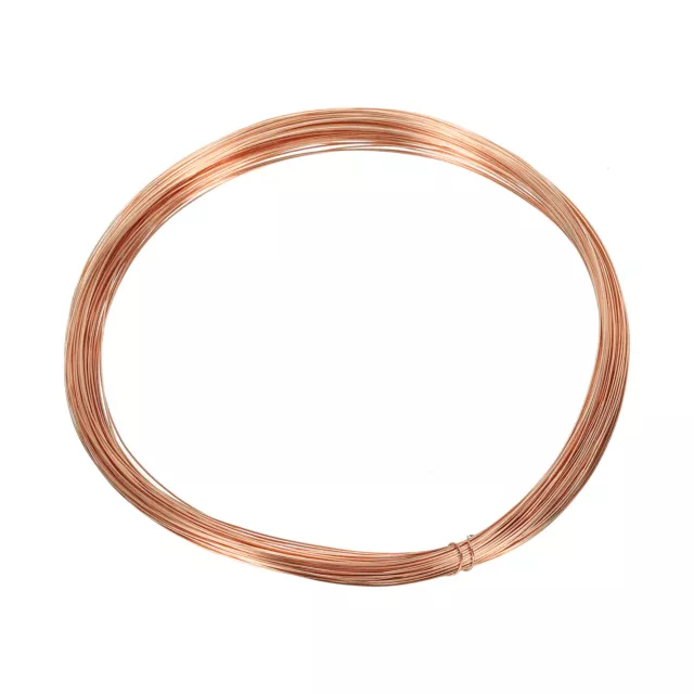 66' Solid Bare Copper Wire 30# 99.9% Pure Copper Wire 0.3mm Soft Beading Wire