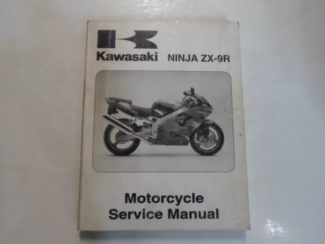 2000 Kawasaki Ninja ZX-9R Moto Service Réparation Atelier Manuel 99924-1255-01