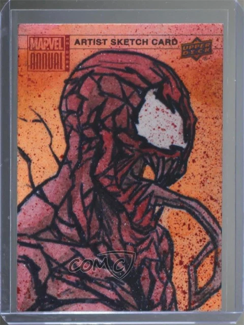 2020-21 Upper Deck Marvel Annual 1/1 Jeffrey Benitez #SKT Auto Sketch ob9
