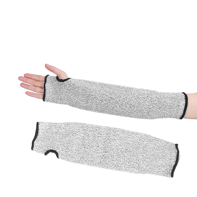 Level 5 Cut Resistant Sleeves With Thumb Hole Cut Resistance Arm Protector S Spm