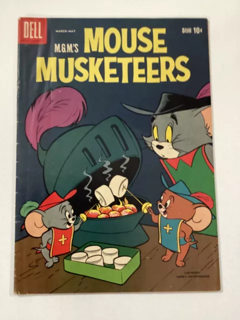 MGM's MOUSE MUSKETEERS (1957-1960 DELL) #17 GD 2.0 🏆GOLDEN AGE🏆NEW BAG & BOARD