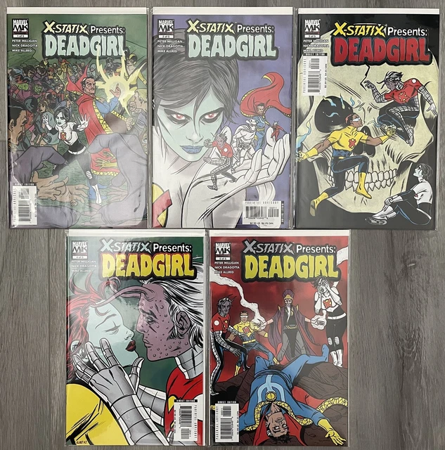 X-Statix Presents Dead Girl  5-Issue Complete Set #1-5   Vf/Nm-Nm 2