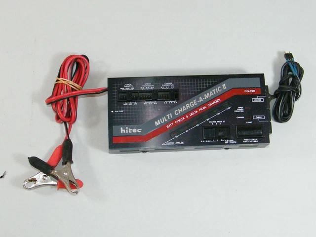 HITEC MULTI CHARGE-A-MATIC 2 CG-320 - Battery Check & Delta Peak 