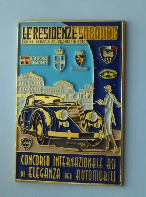 Placca In Metallo Automobilismo Cm 12 X 8