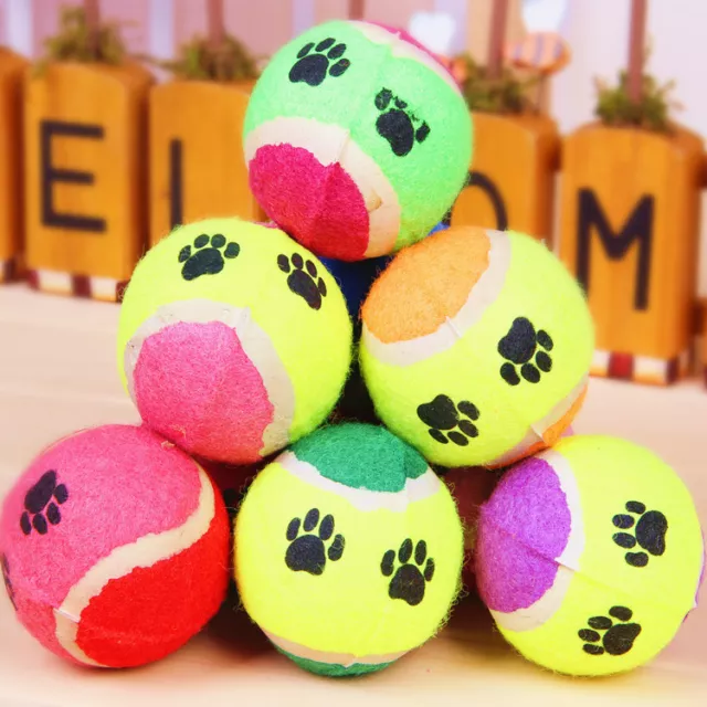 Dog Cat Toys Tennis Ball For Pet Chew Toy Big Inflatable Launcher Training 2