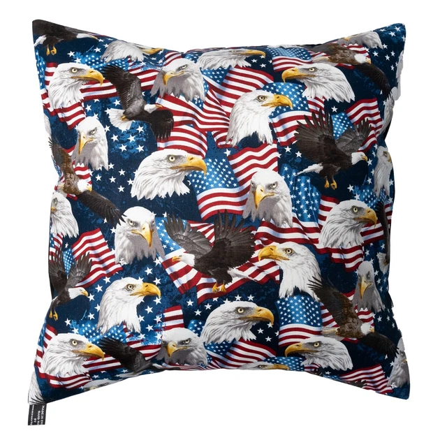 Coussin De Selle Western Drapeau Américain 30x32 Cm - Shiloh Tack - Fond Polaire