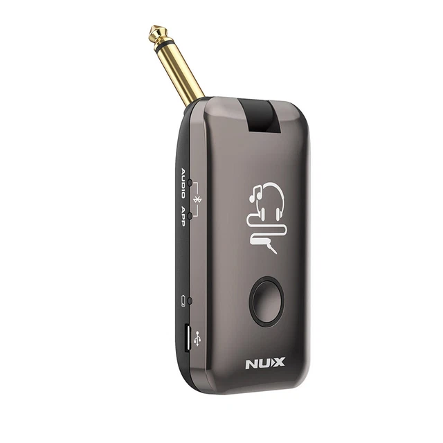 Nux MP-2 Mighty Plug Drahtlose Verstärker- und Effekt-Simulation für Gitarre
