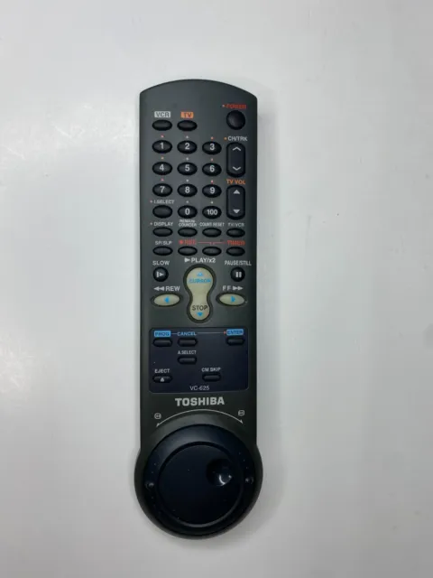 Toshiba VC-625 VCR TV Remote Control - OEM for W625C, W625CF, W627, W625 +more