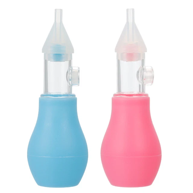 Aspiradora nasal antiflujo posterior aspiradora de silicona para bebé con bomba de silicona