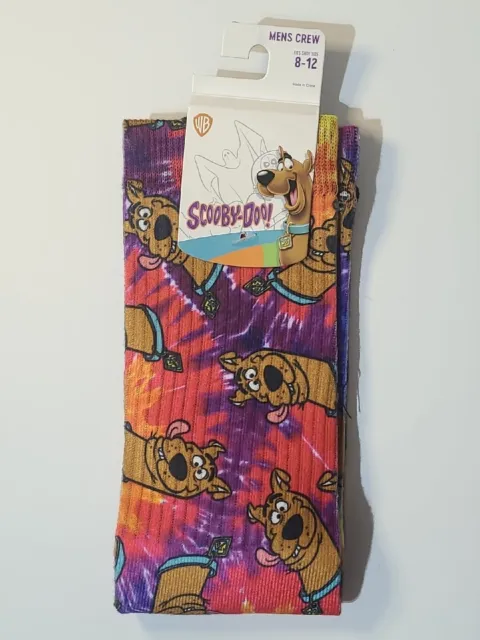 Hanna-Barbera Scooby Doo Crew Socks 1 Pair Size 8-12 NEW 3