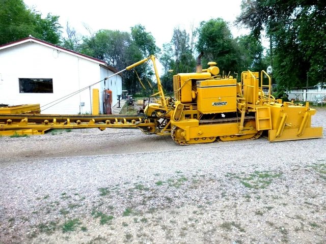 Rahco 8' Concrete Sidewalk Bikepath Curb & Gutter Subgrade Trimmer Adj. Teeth