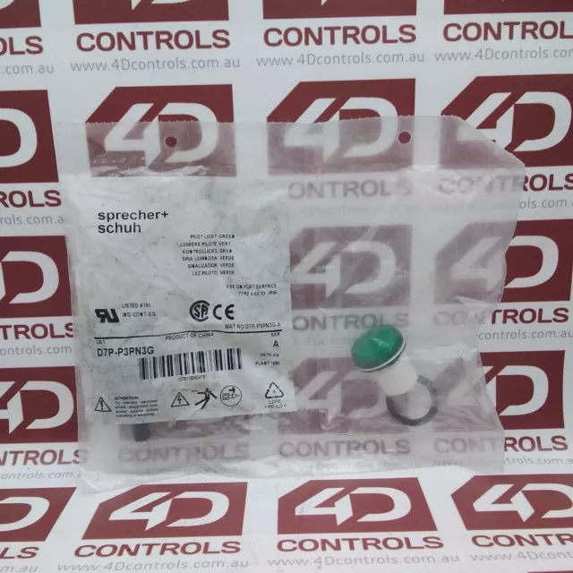 D7P-P3PN3G | Sprecher + Schuh | Indicator Light Green 24V, Sealed