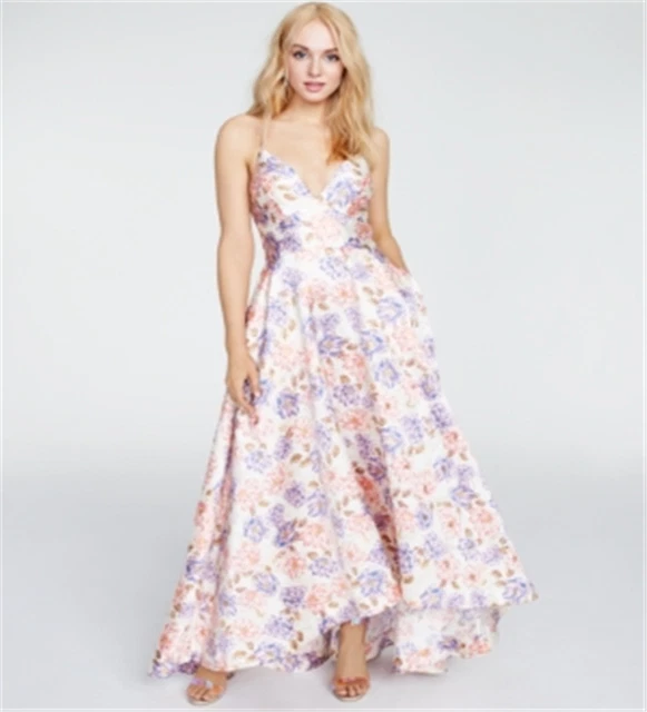 Speechless Women's Full Length Fit Flare Formal Dress White Size 15