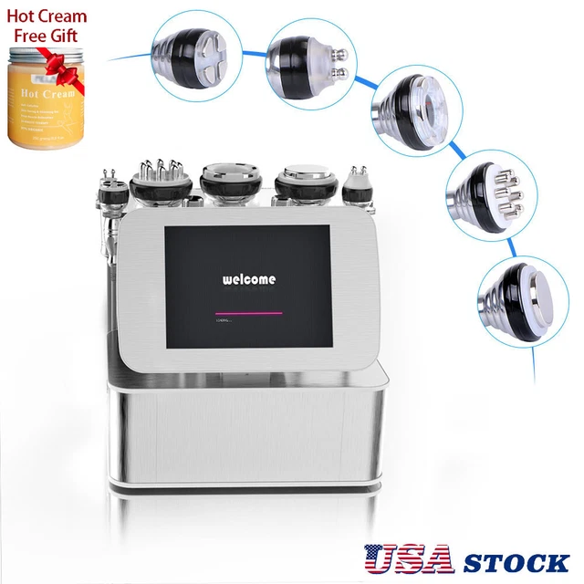 6 in 1 Unoisetion Cavi BIO 3D Body Massager Skin Care Facial Beauty Machine USA