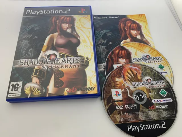 Shadow Hearts Covenant Pal Uk Sony PlayStation 2 Ps2 Game Complete With Manual