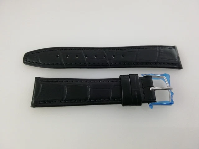 VERY STRONG GENUINE LEATHER WATCH STRAP EXTRA LONG RAVENNA XXXL 18, 20, 22, 24MM - Foto 9