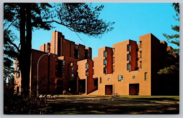 Christensen Hall University New Hampshire Durham NH Street View Vintage Postcard