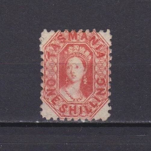TASMANIA AUSTRALIA 1863, SG# 68, CV £700, Perf 10, Wmk Double-lined, QV, MH