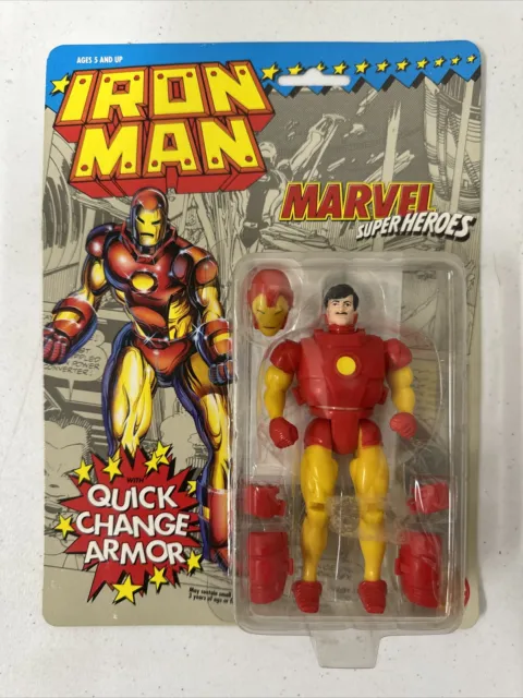 1991 Toybiz Marvel Superheroes Iron Man Quick Change Armor Figure