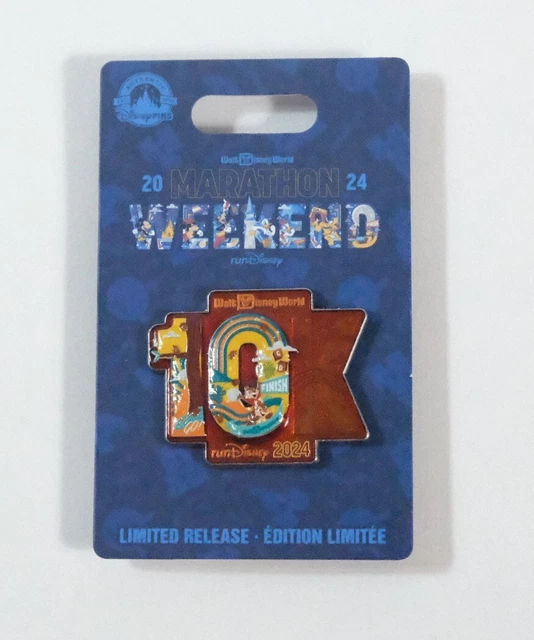 2024 WALT DISNEY World RunDisney Marathon Weekend Chip & Dale 10K Pin
