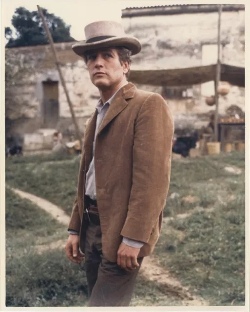 Paul Newman Butch Cassidy and Sundance Kid Portrait Vintage 8x10 Color Photo