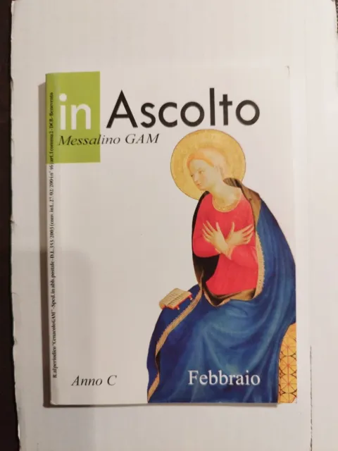 MESSALINO, IN ASCOLTO, Febbraio / Anno C, Ed. GAM EUR 8,00 - PicClick IT