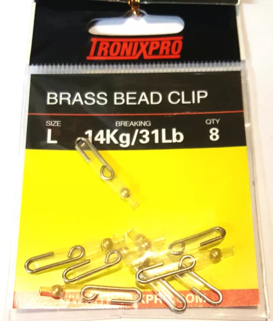 Tronix Pro Brass Bead Clip - Size L