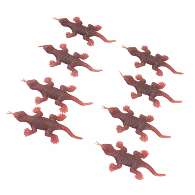 10 piezas Figura de insectos realistas de juguete gecko regalos temáticos fiesta favores