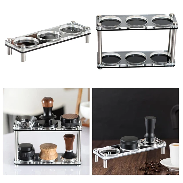 Espresso Tamper Café Tamper Support Comptoirs Maison Cuisine Bar Acrylique En
