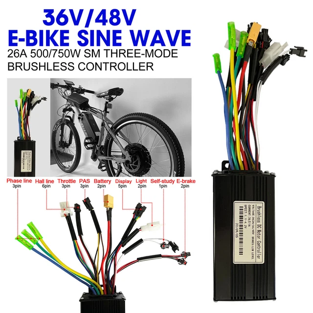 Kit De Controlador Sin Escobillas Para Bicicleta Eléctrica, | Cuotas