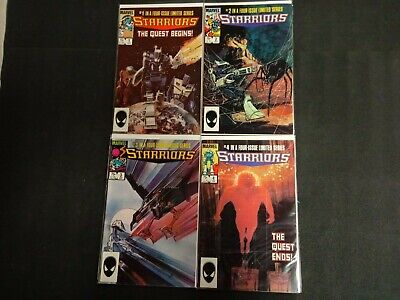 Lot of 4 Marvel Comics Starriors Issues #1-4 (1984) run Complete Set