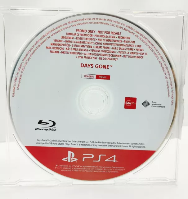 PS4 - Days Gone - [PAL EU - NO NTSC]