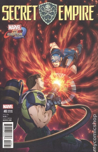 Secret Empire #8D Mizuno Marvel VS Capcom Variant NM 2017 Stock Image