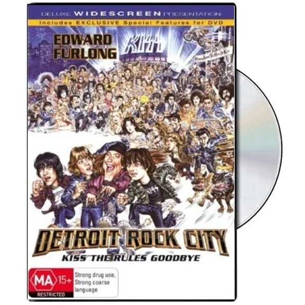 Detroit Rock City (DVD, 1999) PAL Region 4 (KISS) Edward Furlong, Natasha Lyonne