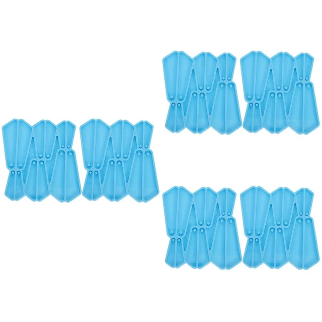 6 PCs Silikon -Anhänger Gussform DIY Ehrungsströp Schimmel Ohrringe Charme