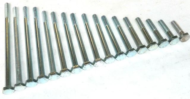 3 Boulons Hexagonaux à Bride M10x30mm Grade 10.9 - Acier Carbone, Marque Uxcell