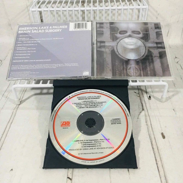 Emerson Lake & Palmer Brain Salad Surgery Atlantic Japan smooth case CD 1st pres