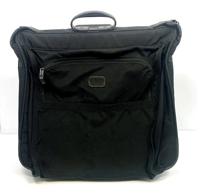 Tumi 2241D3 Rolling Wheeled Garment Bag Luggage Outer Pockets Top Handle Black
