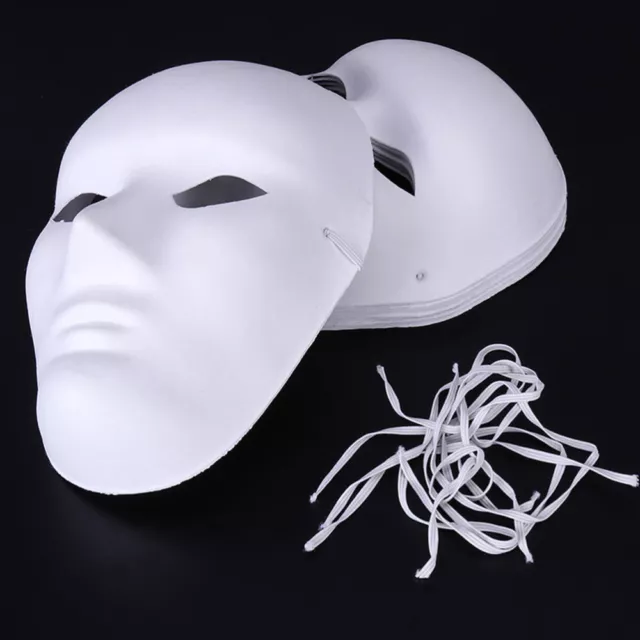 9 Pcs Masquerade Masks Paper for Crafts Child Men and Women Makeup