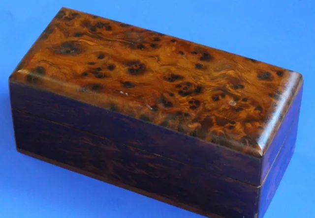 Thuya Burr box, tinkets or Jewellery, 5 x 2¼ inch      [27726]