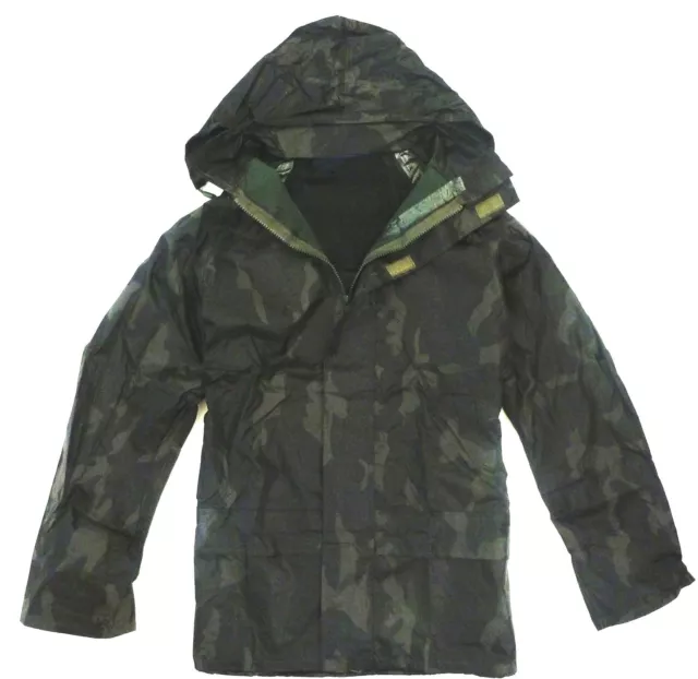 GENTS WATERPROOF WINDPROOF WOOD CAMO JACKET Mens sizes fishing hiking hood coat