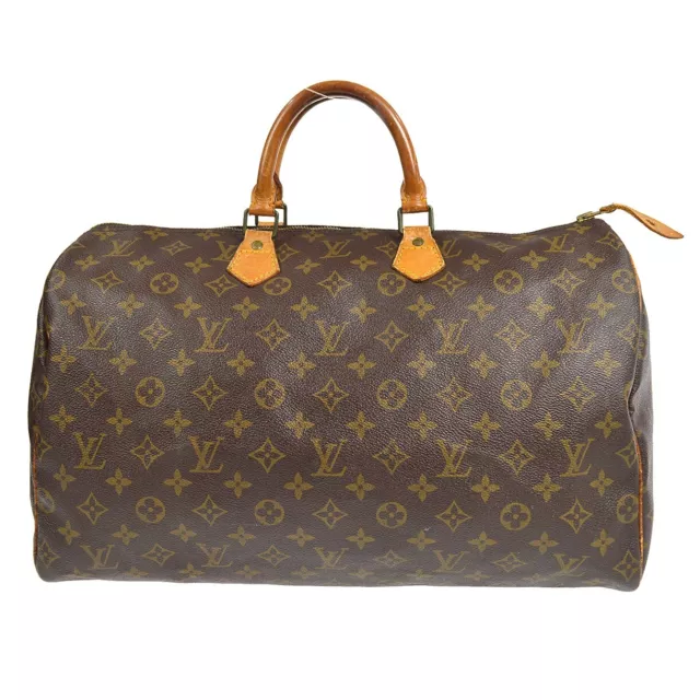 Louis Vuitton Speedy 40 Handbag Purse Monogram Canvas M41522 Vi8904 86928